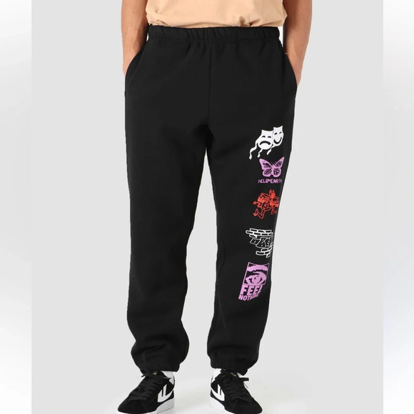 Feel Nothing All Eyesz Sweatpant Black size small NWOT - Picture 13 of 14